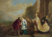 van de Farao die Sarah aan Abraham presenteert - Isaac Isaacsz — weergave van het kunstwerk