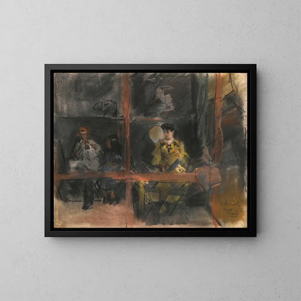 Feest van Montmartre - Isaac Israëls — ingelijst kunstwerk aan de muur