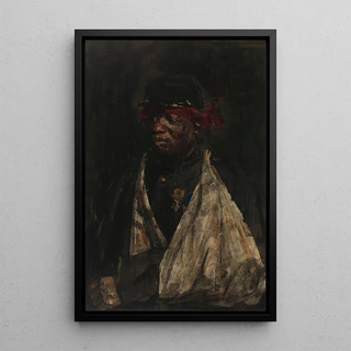 Isaac Israls - Portrait of a Wounded KNIL Soldier.webp