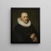 Portret van een burgemeester - Isaac Jacobsz van Hooren — ingelijst kunstwerk aan de muur
