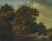 Boslandschap met waterval - Isaac Koene — weergave van het kunstwerk