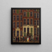 Jan de Groot's bookstore and lottery agency in the Kalverstraat in Amsterdam - Isaac Ouwater — framed artwork on a wall