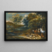 Het Tuin van Eden - Isaac van Oosten — ingelijst kunstwerk aan de muur