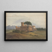 Kasteel Château d'Ostie met bergen op de achtergrond - Isaac Weld — ingelijst kunstwerk aan de muur