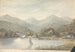 Uitzicht op de rivier tussen de meren - Isaac Weld — weergave van het kunstwerk
