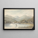 Uitzicht op de rivier tussen de meren - Isaac Weld — ingelijst kunstwerk aan de muur