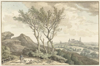 Isaac de Moucheron - Gezicht op het kasteel van Bentheim.webp