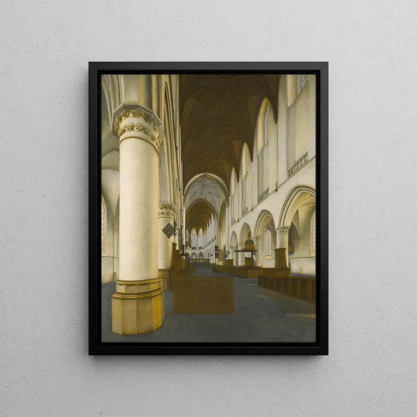 Isaak van Nickelen - Interior Of St Bavos Haarlem.webp