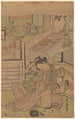Rêve de jeunes geishas - Ishikawa Toyonobu — weergave van het kunstwerk