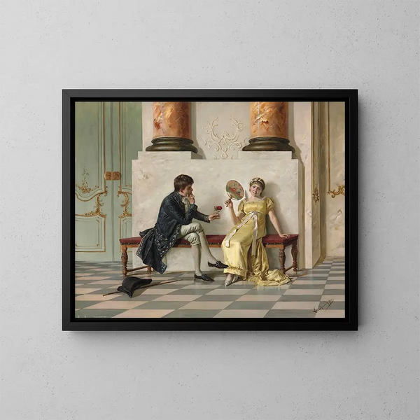 The Young Cavalier - Isidor Kaufmann — framed artwork on a wall