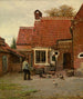 Bij mijn buurman - Isidore Meyers — weergave van het kunstwerk