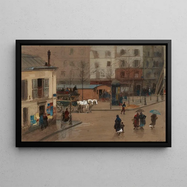 Carrefour 8 février 1871 - Isidore Pils — framed artwork on a wall