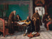 Christophe Colomb in het klooster van La Rábida - Italiaanse school — weergave van het kunstwerk
