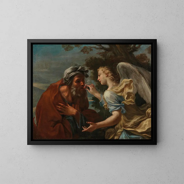 The Prophet Isaiah - Italian School — framed artwork on a wall