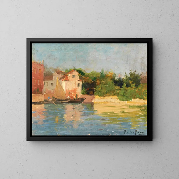 Venice Punta dei Giardini - Italico Brass — framed artwork on a wall