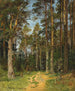 Siverskaya - Ivan Ivanovich Shishkin — weergave van het kunstwerk