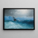Dreigende storm - Ivan Konstantinovich Aivazovsky — ingelijst kunstwerk aan de muur