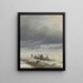 Uit een ijsbaan een paard en een kar halen - Ivan Konstantinovich Aivazovsky — ingelijst kunstwerk aan de muur