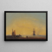 In de wegen, Avond - Ivan Konstantinovich Aivazovsky — ingelijst kunstwerk aan de muur