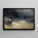 Scheepswrak voor de kust van de Zwarte Zee - Ivan Konstantinovich Aivazovsky — ingelijst kunstwerk aan de muur