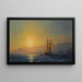 Zonsondergang op zee - Ivan Konstantinovich Aivazovsky — ingelijst kunstwerk aan de muur