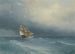 De opkomende storm - Ivan Konstantinovich Aivazovsky — weergave van het kunstwerk
