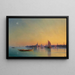 Venetië bij zonsondergang - Ivan Konstantinovich Aivazovsky — ingelijst kunstwerk aan de muur