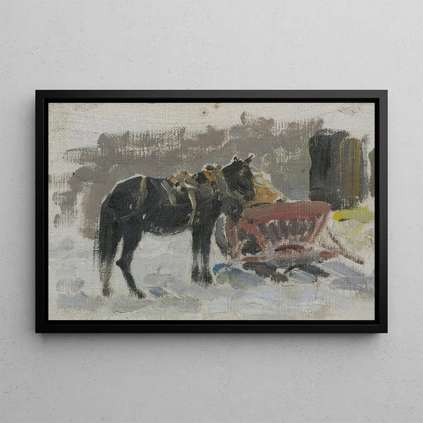 Ivan Semenovich Kulikov - Horse And Cart.webp