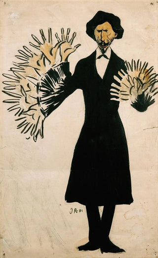 Ivar Arosenius - Ole Kruse Artist Caricature.webp