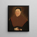 portret van een oude dame - J. C. Robinson — ingelijst kunstwerk aan de muur