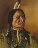 van de Plains-indianen - J. W. Bradshaw — weergave van het kunstwerk