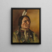 van de Plains-indianen - J. W. Bradshaw — ingelijst kunstwerk aan de muur