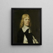 Portret van een man - J. Attama — ingelijst kunstwerk aan de muur