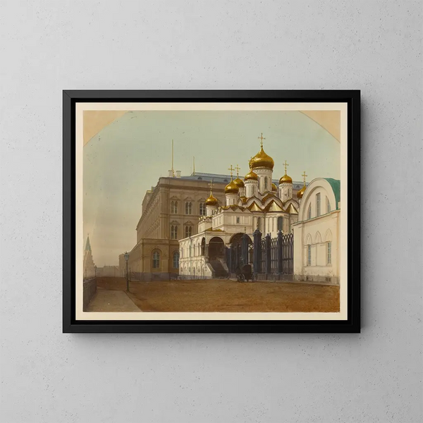 the Cathedral of the Archangel Michael at the Kremlin - J Daziaro — framed artwork on a wall