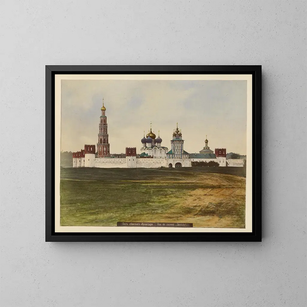 View of the Devichiago Monastery - J Daziaro — framed artwork on a wall