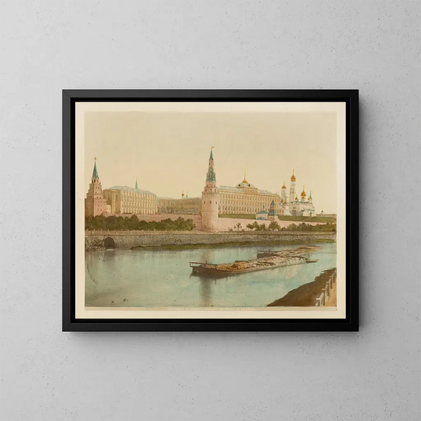 View of the Kremlin - J Daziaro — framed artwork on a wall