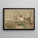 Herfst Schilderij - J. Mazzanovich — ingelijst kunstwerk aan de muur