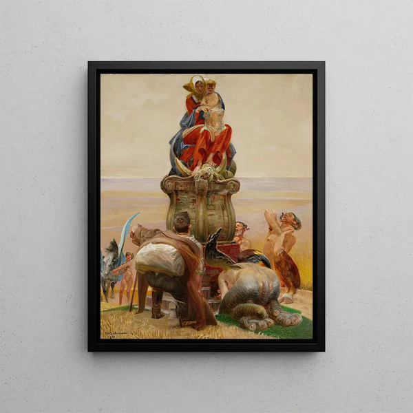 Jacek Malczewski - Adoration of Madonna.webp