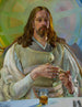 De Christus te Emmaüs - Jacek Malczewski — weergave van het kunstwerk