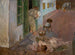 Servies in Wielgie - Jacek Malczewski — weergave van het kunstwerk