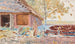 Einde van de eeuw 31 december 1899 landschap met een kist - Jacek Malczewski — weergave van het kunstwerk