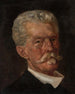 Hoofd van een man - Jacek Malczewski — weergave van het kunstwerk
