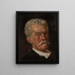 Hoofd van een man - Jacek Malczewski — ingelijst kunstwerk aan de muur
