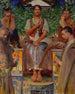 Eerbetoon aan kunst en muze - Jacek Malczewski — weergave van het kunstwerk