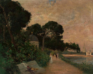 Landschap - Jacek Malczewski — weergave van het kunstwerk