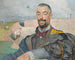 Portret van Erazm Barcz - Jacek Malczewski — weergave van het kunstwerk