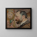 Portret van Feliks Jasieski - Jacek Malczewski — ingelijst kunstwerk aan de muur