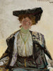 Portrait of actress Helena Sulima - Jacek Malczewski — artwork view