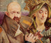 Zelfportret met mijn vrouw - Jacek Malczewski — weergave van het kunstwerk