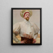 Zelfportret in witte outfit - Jacek Malczewski — ingelijst kunstwerk aan de muur